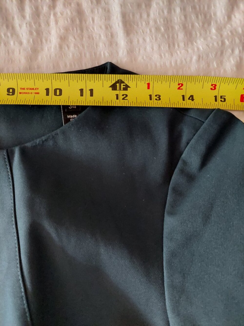 Sandra Angelozzi Dress Size 34/US 2 Tailored Dark Green Sheath Work Office - Picture 8 of 10